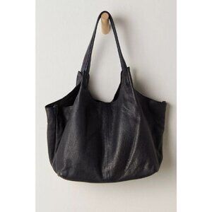 NWT Tivoli Leather Tote Bag - Color: Black
